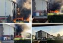 A fire ripped through a block of flats in Amesbury on Firday, June 9, destroying multiple units.