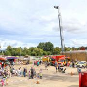 Dozens gathered for Salisbury Fire Station's Open Day on Saturday, August 26.