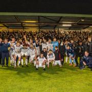 Salisbury FC after winning their play-off semi-final against Gosport Borough