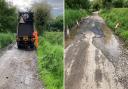 Road repairs have commenced on Warrens Lane