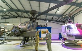 Museum 'honoured' as King Charles III unveils first Apache exhibit in Europe