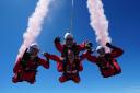 Image of The Red Devils skydive sky dive over Salisbury