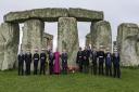 HM Lord Lieutenant of Wiltshire, the Bishop of Salisbury, Sea Cadets and Submariners join Alabaré at Stonehenge to commemorate the HMS Stonehenge who was lost 80 years ago this week.