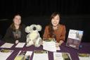 Yan Wang and Lauren Hatten explain about jobs and apprenticeships  at Longleat.