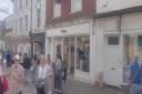 The Three mobile phone shop in High Street, Winchester