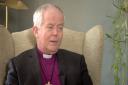 The Bishop of Salisbury, the Rt Revd Nicholas Holtam talks to ITV Meridian's Fred Dinenage