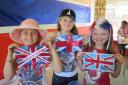 The girls made their own Union Jacks.