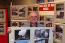 Ted Baker at his 'Ringwood - Then and Now' exhibition at the Meeting House. DB5372
