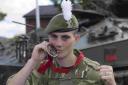 Lance Corporal Ashley Williams with his medal