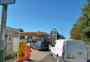 Queues at Shell on Wilton Road