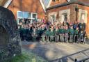 Students at West Tytherley Church of England School which was recently given a 