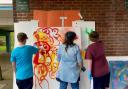 Graffiti art is being used to decorate the set of the upcoming production of The Tempest at Churchill Gardens.