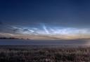Jo Bourne took this incredible photo of a Noctilucent Cloud