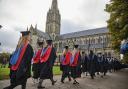 Wiltshire College and University Centre students at their graduation.