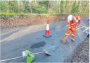 Wiltshire Council said it is contributing millions of pounds toward pothole repair during the next year.