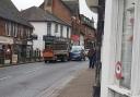 Two vehicles have crashed on Fordingbridge High Street.