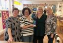 The Scots Lane team Julie Perry, Katie Hopkins, manager Heidi Bradley and Sue Lancaster with the award