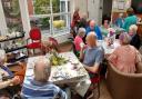 The senior residents relished the tea prepared by the home's chefs