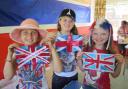 The girls made their own Union Jacks.