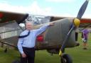 Will Harrell with the Auster WZ 662 he had not seen for more than half a century