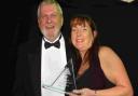 Tourism and Hospitality award winners Bob Fanton and Amanda Guest, of Milford Hall Hotel. DB3610P01
