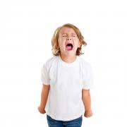 Child having a tantrum.