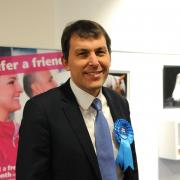 Conservative candidate John Glen..Election count for Salisbury Constituency and Devizes Constituency, held at Five Rivers Leisure Centre in Salisbury..General Election 2019 DC9356P32 Picture by Tom Gregory...