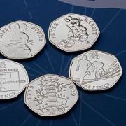The Royal Mint reveals its 10 rarest 50p coins - see how much they're worth. (PA)