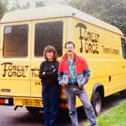 The Forest Forge Theatre touring van and founder director Karl Hibbert