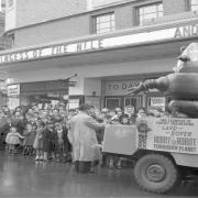 Robby the Robot at Salisbury Regal, 1956