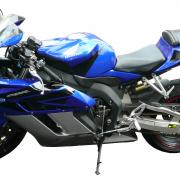 A blue Honda CBR1000- the make, colour and model of the motorbike reported stolen.