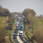 A303 crash leaves road partially blocked with traffic