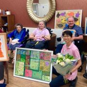 Yi-Lam Zheng, who leads the art sessions at Milford House Care Home, has been shortlisted for the national Arts in Care Homes Award.