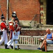 Reenactors from multiple groups representing numerous eras of British military history could be seen in period costume during the Living History Festival on  Saturday, August 5 and Sunday, August 7.