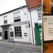 Left: The Old Ale and Coffee House, Crane Street, and right, the Tripadvisor awards
