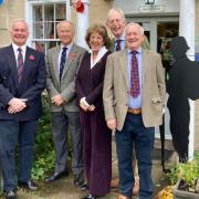 Veterans visited Milford House to mark Remembrance Day.