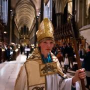 Chorister Bishop Harry Mills was installed during the Evensong at Salisbury Cathedral on Sunday, December 10.