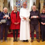 Salisbury Alzheimer's Support and Salisbury Trust for the Homeless both received cheques of £7,000 each from money raised at this year's Christmas Tree Festival.