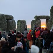 Dawn at Stonehenge from where English Heritage live-streamed the winter solstice sunrise to 98,500 people around the world and welcomed around 6000 people to the ancient stones to mark the occasion.