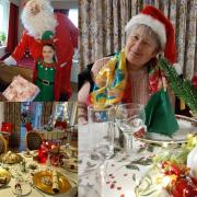 Milford House Care Home celebrated Christmas this year with a visit from Santa and a turkey dinner with all the trimmings.