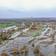 Continued rain caused flooding across Salisbury and South Wiltshire on Tuesday, January 2.