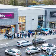 Huge queue as customers flock to Hobbycraft grand opening
