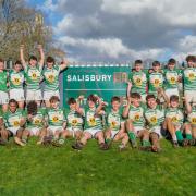 Salisbury’s Colts celebrate after their hard-fought win