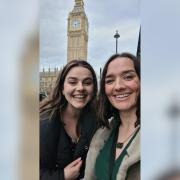 Salisbury theatre makers Anna Harriott and Iona Johnson were welcomed to a parliamentary dinner on Tuesday, April 23 after contributing to a scientific paper on the influence of theatre in communicating scientific findings.
