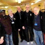 The recycling team at the Salisbury District Hospital. DC0807P3