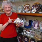 Jean Wilson with her collection. DC1536P1