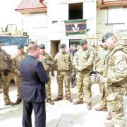 Mark Francois meets the troops