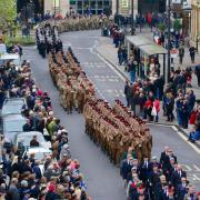 The remembrance parade in Salisbury. Spencer Mulholland Photography