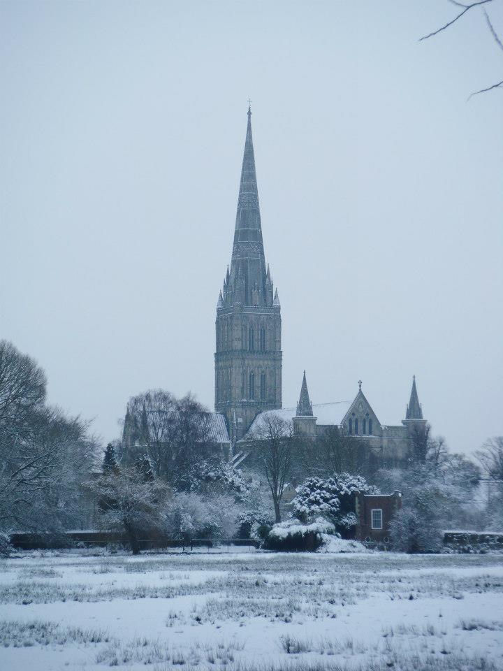 Tracy Norton's winter view of the cathedral.
