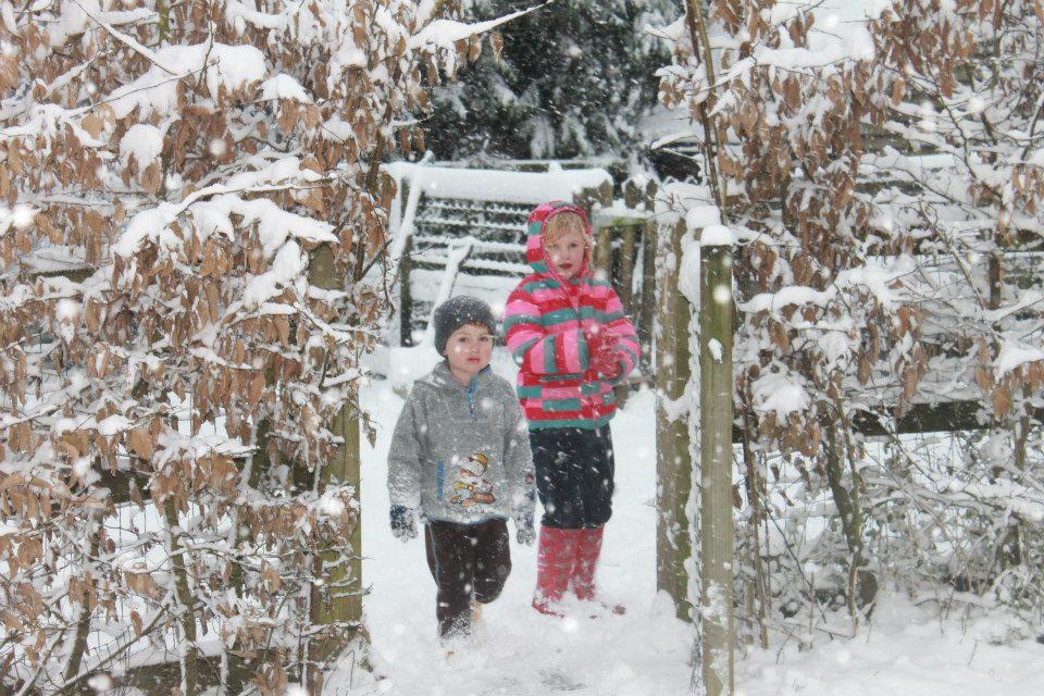 Amanda Ford sent this lovely picture of fun in the snow.